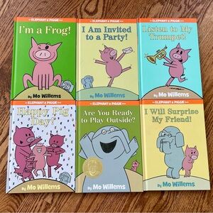 Mo Willems Set of Six Elephant & Piggie Books, Hardcover